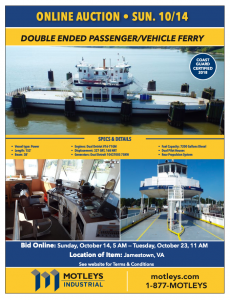 Image for Double Ended Passenger/Vehicle Ferry