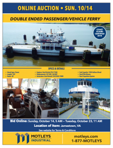 Image for Double Ended Passenger/Vehicle Ferry Image for Double Ended Passenger/Vehicle Ferry