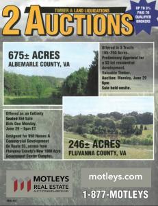 Image for 2 Land Auctions | Albemarle County & Fluvanna County, VA