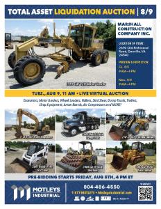 Image for Marshall Construction Company Inc. Total Asset Liquidation Auction