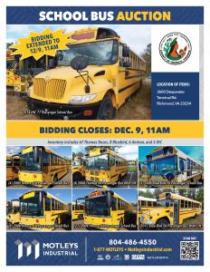 Image for County of Henrico, VA School Bus Auction