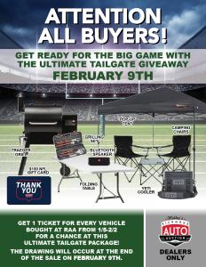 Image for 2024 Ultimate Tailgate Giveaway