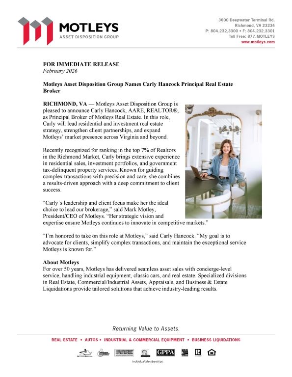 Carly Hancock Announcement