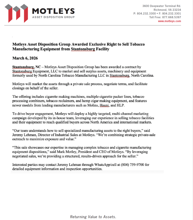 Stantonsburg Equipment