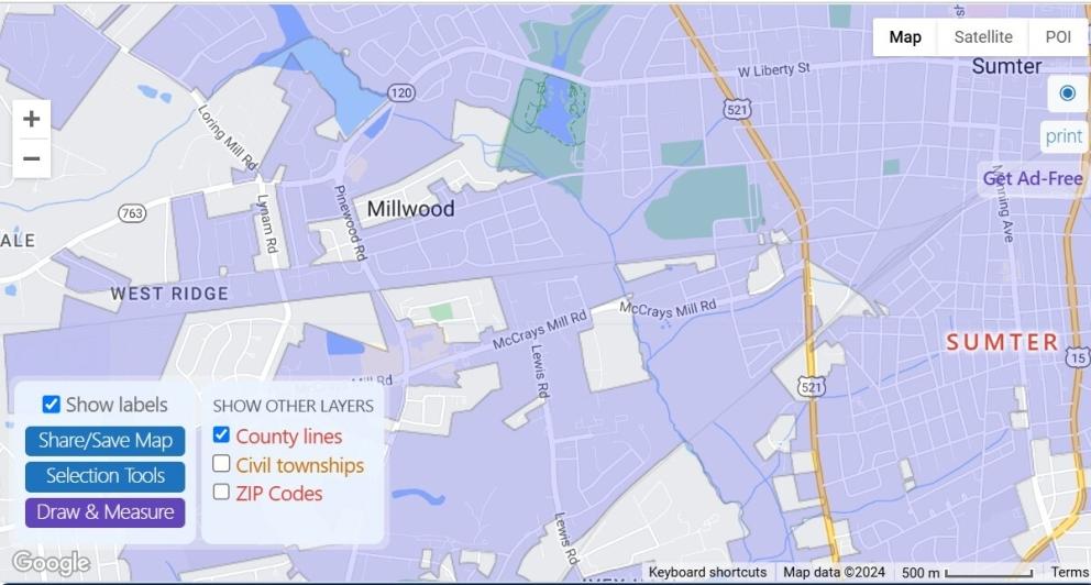 City limit map