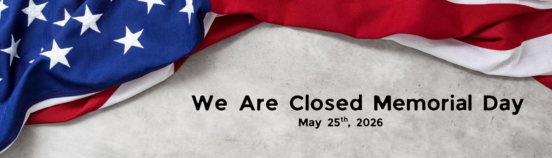 Memorial day banner