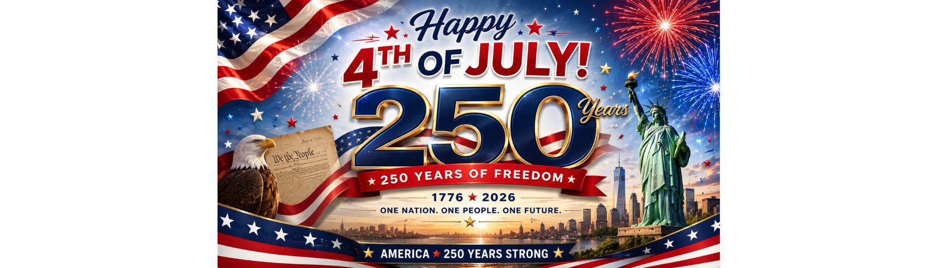 250th banner