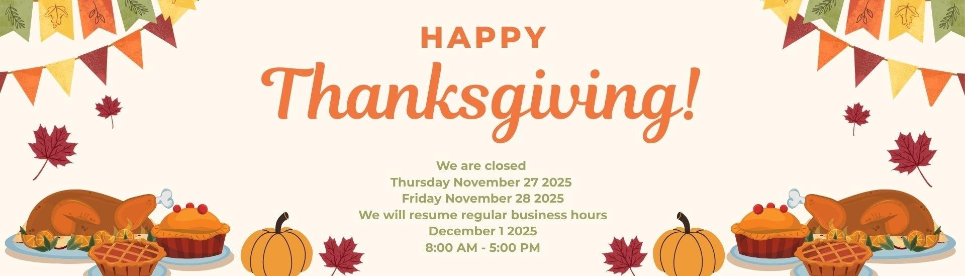 Thanksgiving banner
