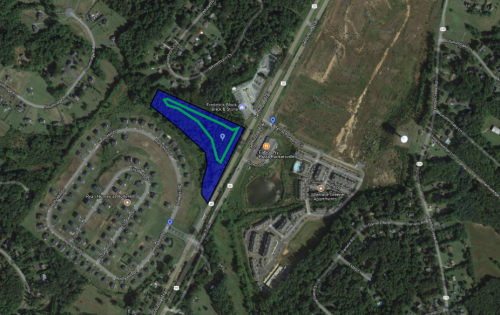 Image for 7 +/- Commercial Acres w/900’ +/- of Rt. 29 Frontage—Water & Sewer at Property!