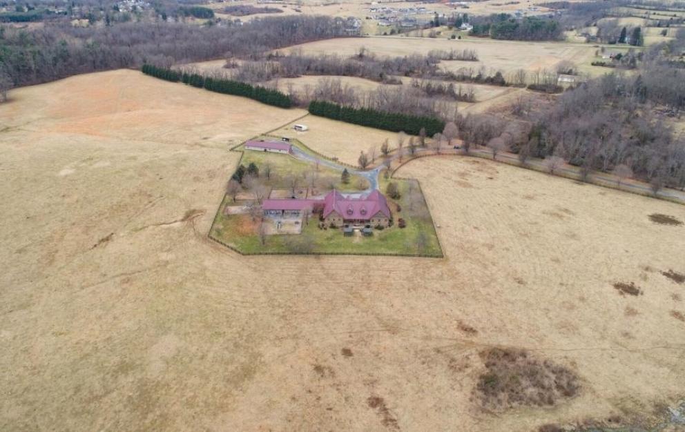 Image for 3 BR/2.5 BA Custom Log Home on 72 +/- Acres w/3 Bay Outbuilding, Pond, Fencing & Kennels