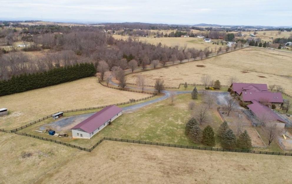 Image for 3 BR/2.5 BA Custom Log Home on 72 +/- Acres w/3 Bay Outbuilding, Pond, Fencing & Kennels