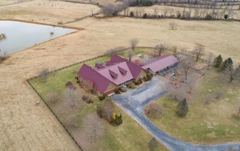 Image for 3 BR/2.5 BA Custom Log Home on 72 +/- Acres w/3 Bay Outbuilding, Pond, Fencing & Kennels