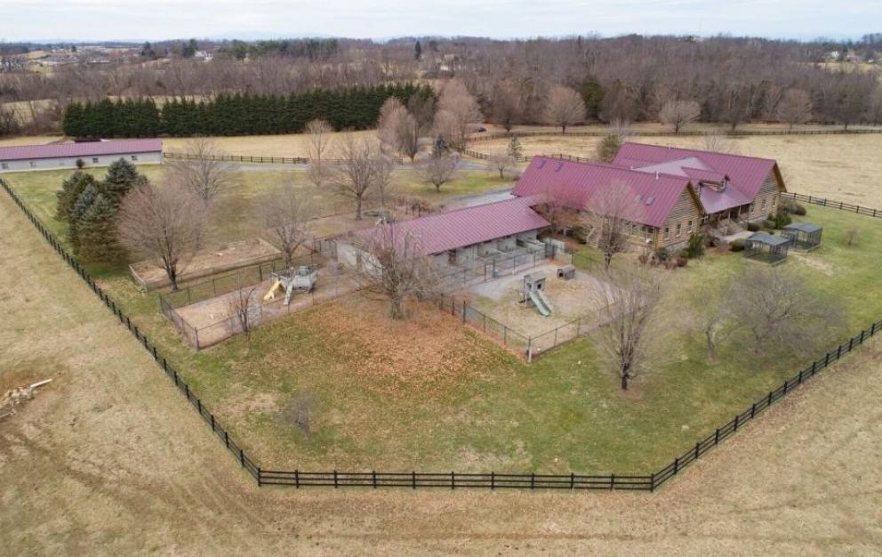 Image for 3 BR/2.5 BA Custom Log Home on 72 +/- Acres w/3 Bay Outbuilding, Pond, Fencing & Kennels