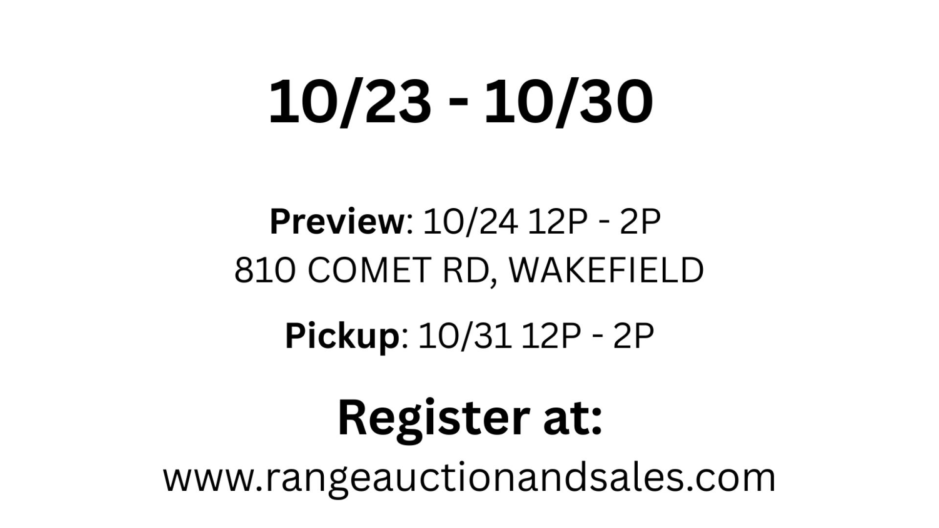 810 comet rd online estate auction