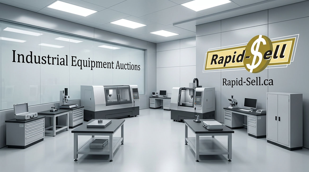 CNC machining centres and precision equipment in an industrial workshop