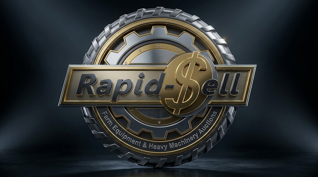 Official Rapid Sell emblem for Ontario farm equipment and heavy machinery auctions