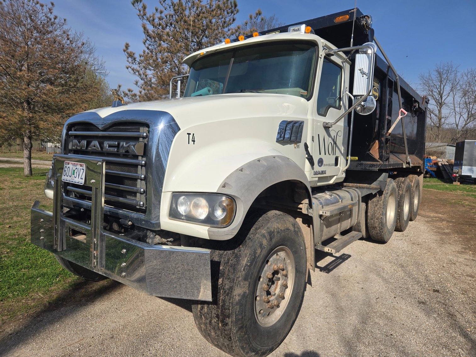 2017 Mack GU713 Tri Axle Dump Truck at Sexton Auctioneers auction