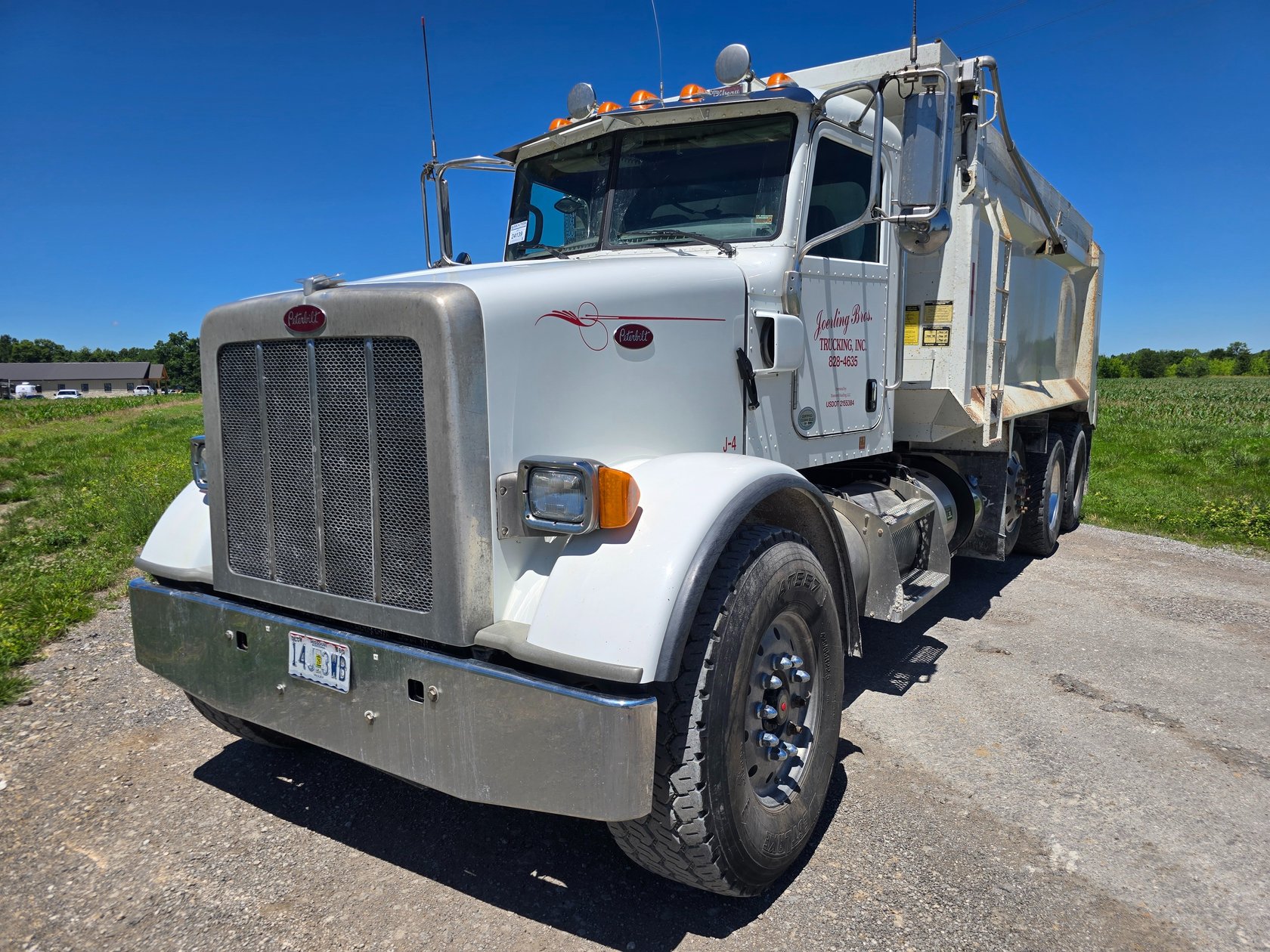 2017 Peterbilt 365 Tri-Axle Dump Truck