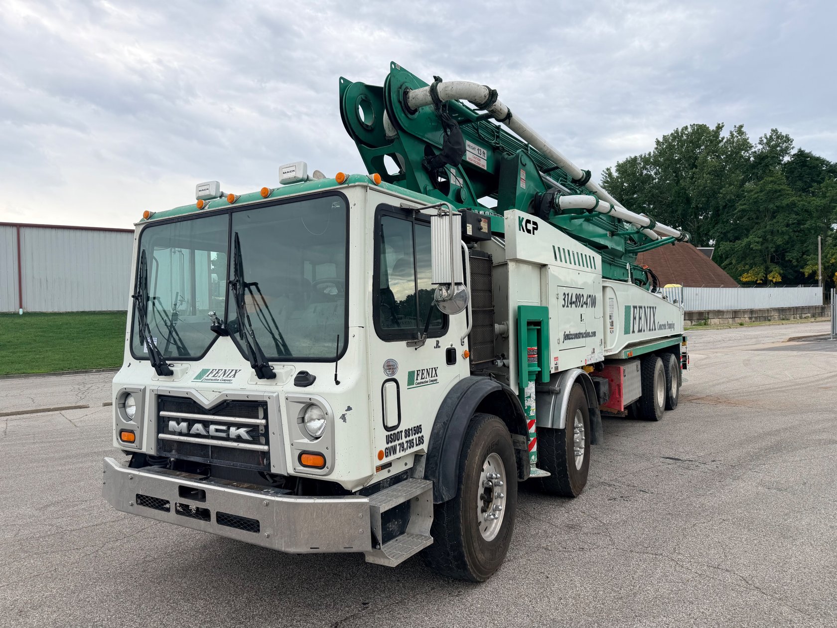 2020 Mack Terrapro Concrete Pump Truck