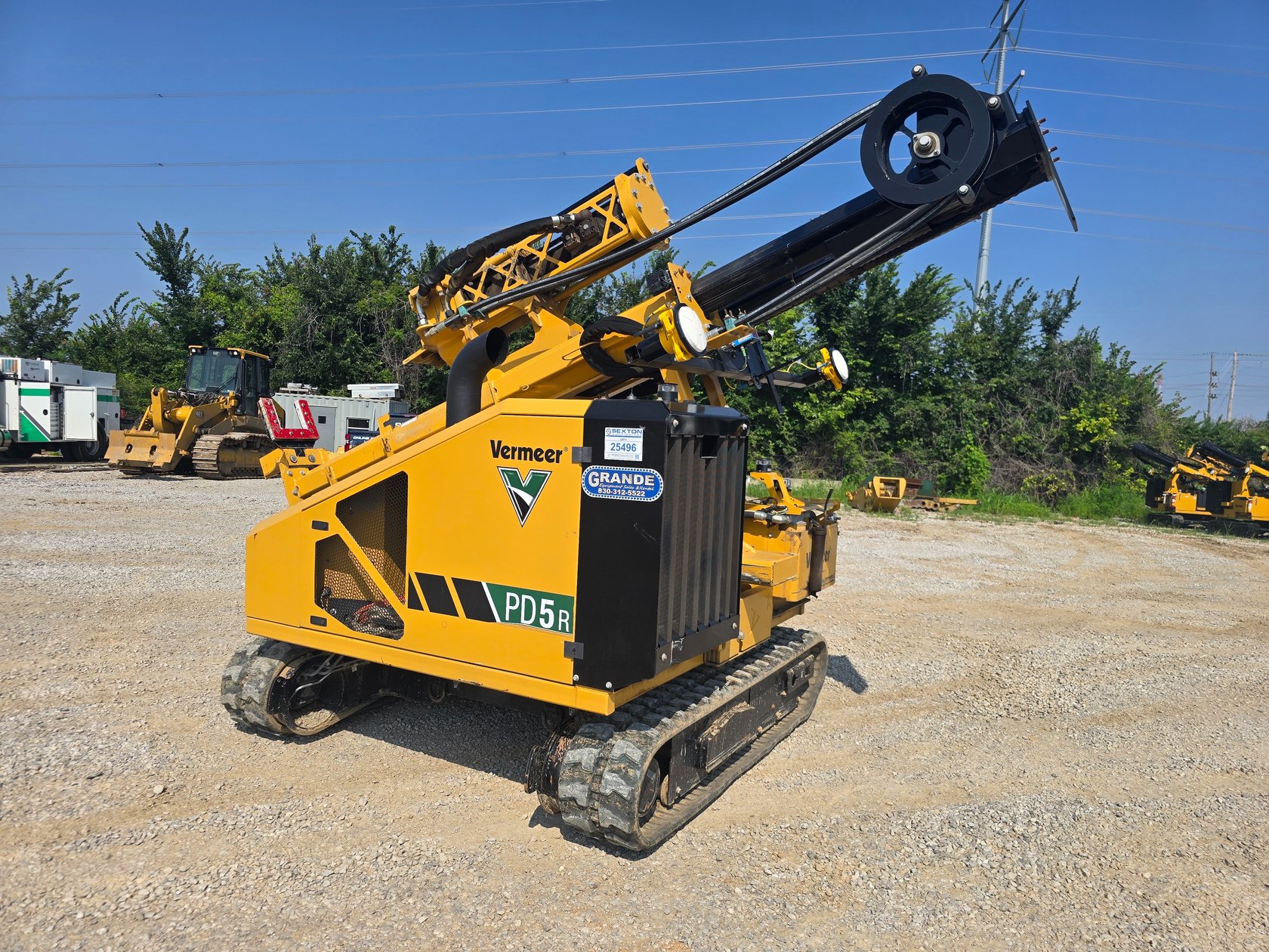 2022 Vermeer PD5R Rubber Track Hydraulic Pile Driver with Remote Control