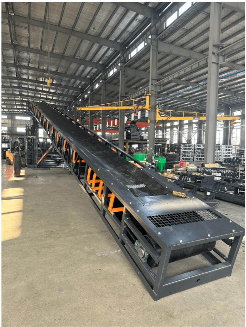JCT 60ft Portable Radial Stacking Conveyor at Sexton Auctioneers auction