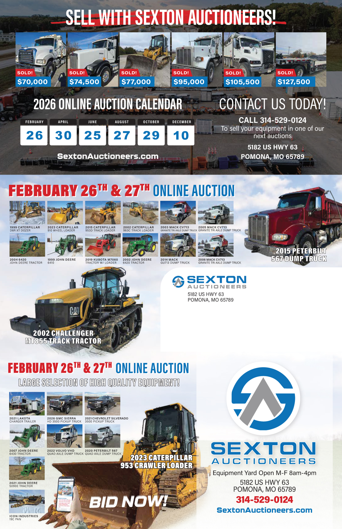 February Auction Highlights with Sexton Auctioneers