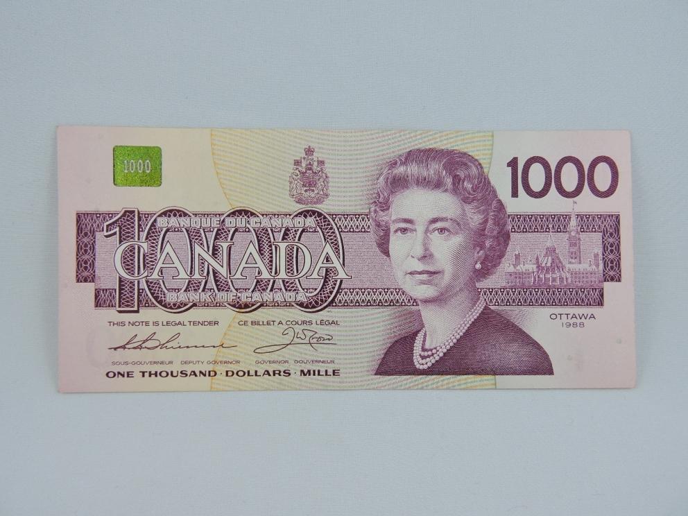 Image for 1988 Mint Quality $1000 Uncirculated Banknotes