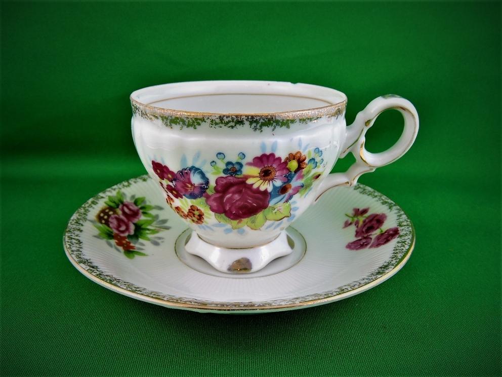 Image for Tea Time Collection Delicate China Cups and Saucers British Japan China Europe