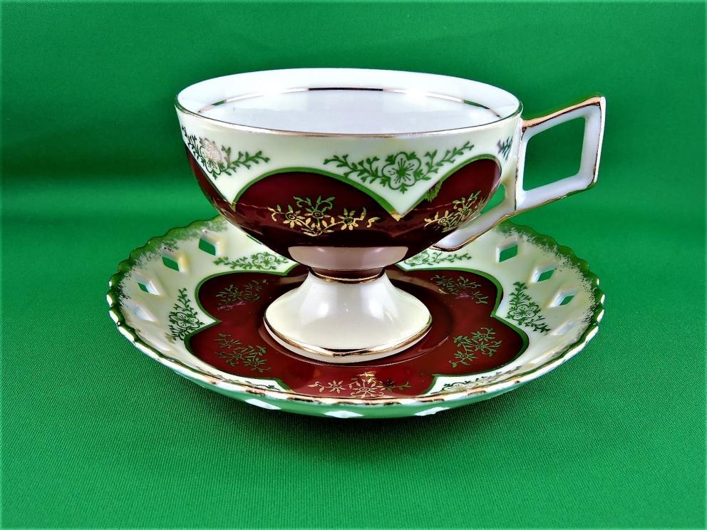 Image for Tea Time Collection Delicate China Cups and Saucers British Japan China Europe