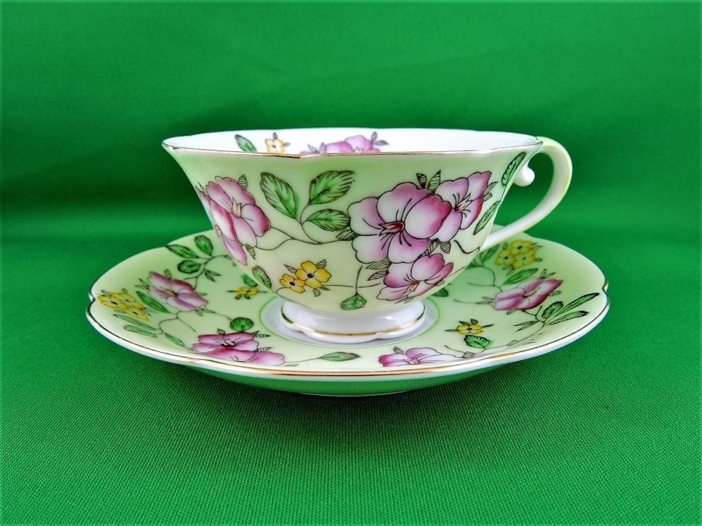Image for Tea Time Collection Delicate China Cups and Saucers British Japan China Europe