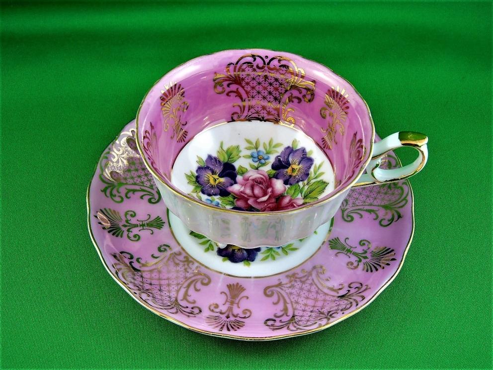 Image for Tea Time Collection Delicate China Cups and Saucers British Japan China Europe