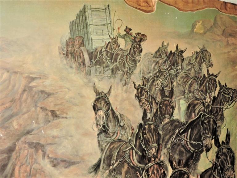 Image for “Twenty Mules of Death Valley”  Artist Joe Grandee