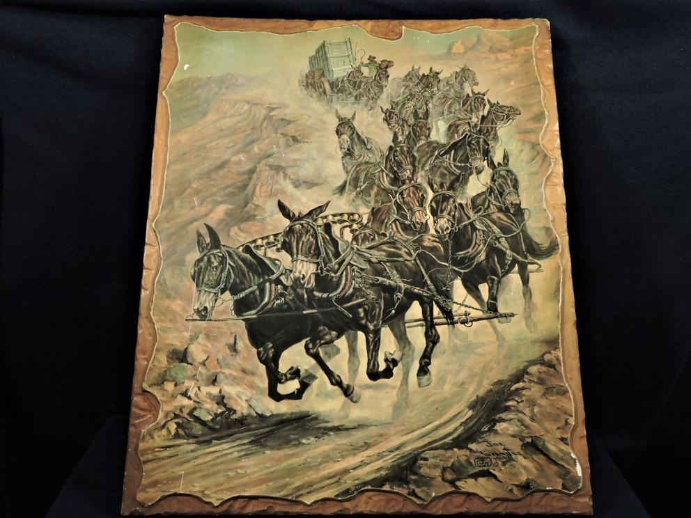 Image for “Twenty Mules of Death Valley”  Artist Joe Grandee