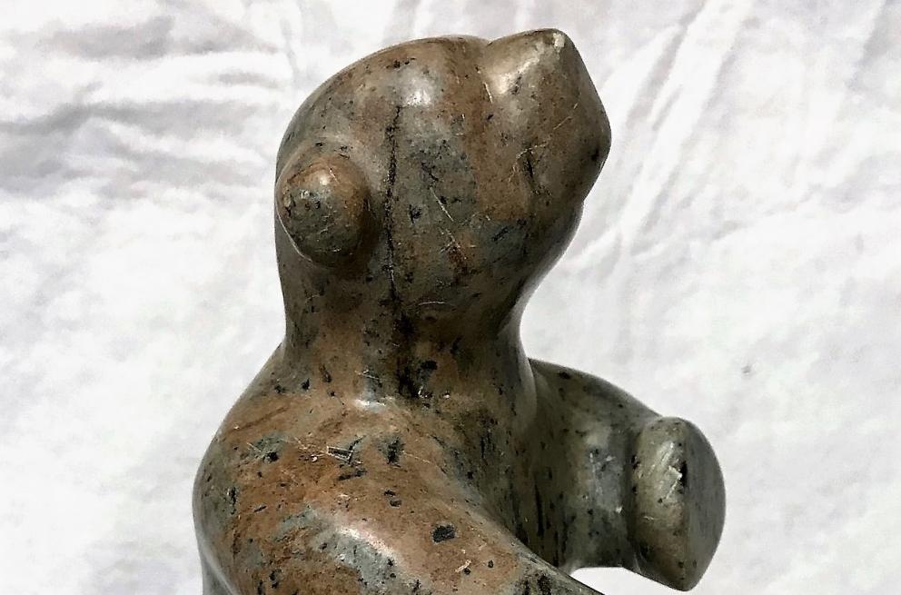 Image for DANCING BEAR CARVING ... OUTSTANDING UNIQUE STONE IMAGE