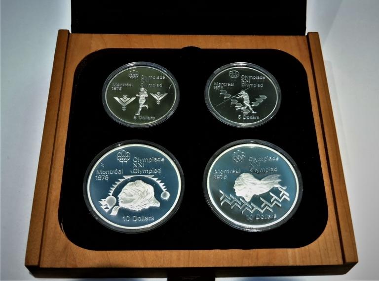 Image for 1976 OLYMPIC FOUR COIN SET