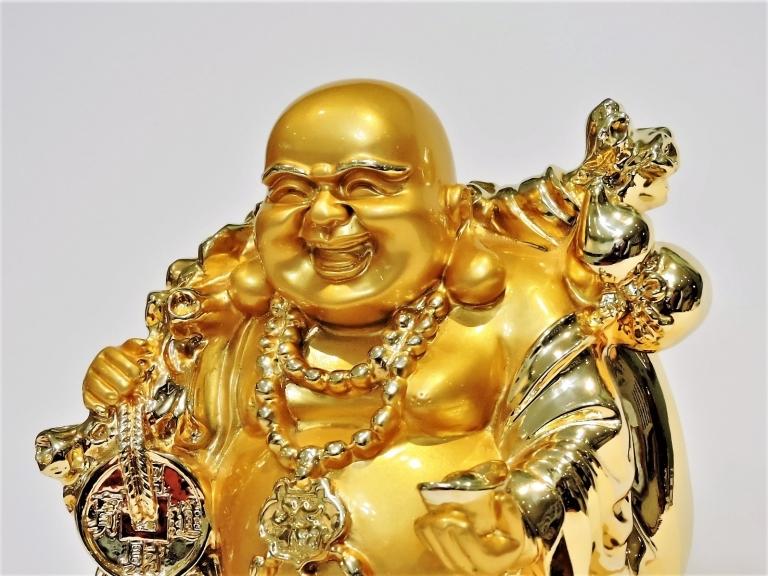 Image for BUDDHA!! THE GOLDEN LAUGHING BUDDHA LUCKY & HAPPINESS