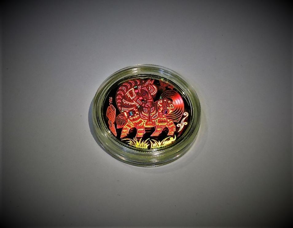 Image for GOLD COIN YEAR OF THE HORSE 2002 PROOF QUALITY RCM COIN