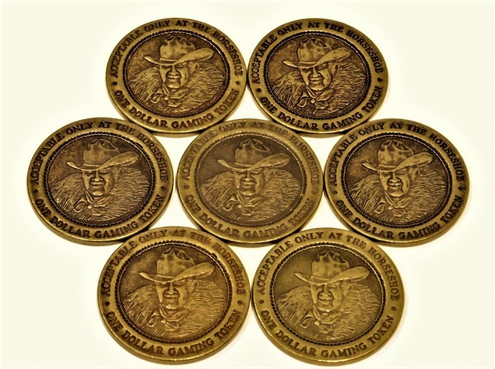Image for BINIONS HORSESHOE CASINO LAS VEGAS “VINTAGE GAMING TOKENS”