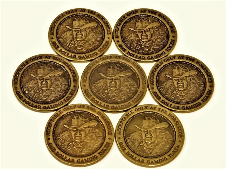 Image for BINIONS HORSESHOE CASINO LAS VEGAS “VINTAGE GAMING TOKENS”