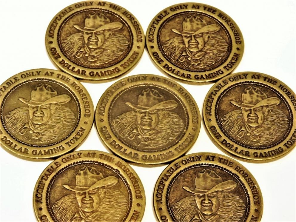 Image for BINIONS HORSESHOE CASINO LAS VEGAS “VINTAGE GAMING TOKENS”
