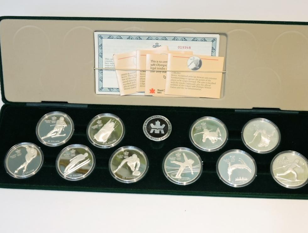 Image for 1988 CALGARY OLYMPIC WINTER GAMES ROYAL CANADIAN MINT