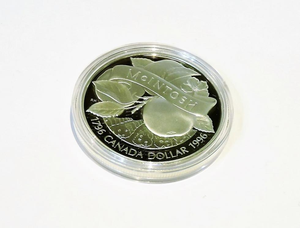 Image for MCINTOSH APPLE DOLLAR ROYAL CANADIAN MINT 1996
