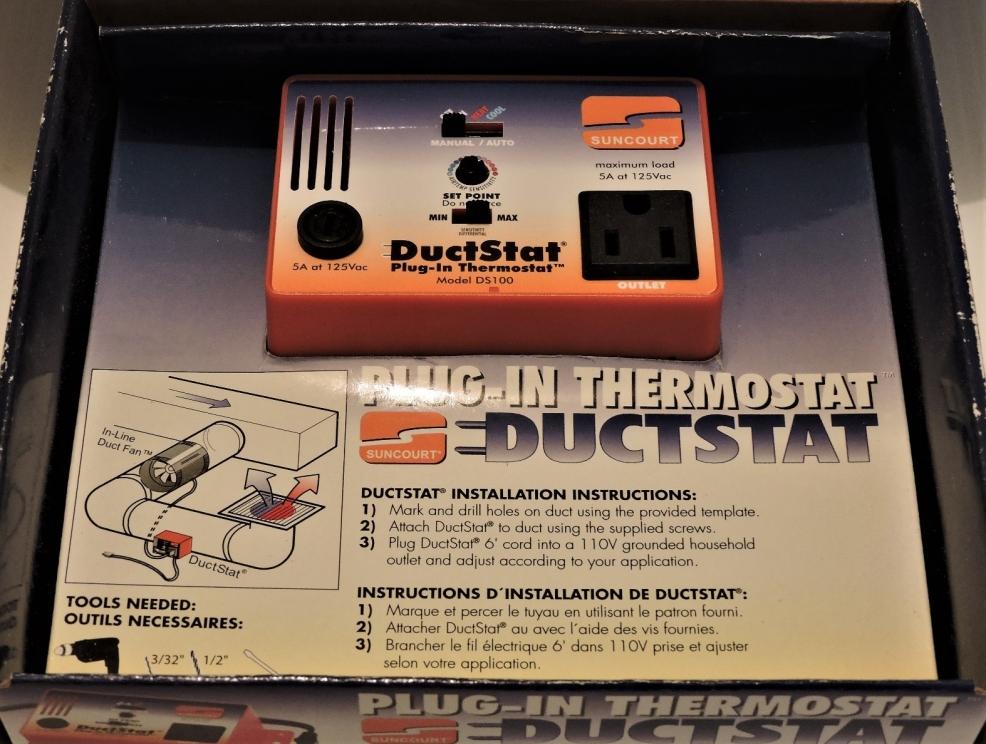 Image for SUNCOURT DUCTSTAT DS100