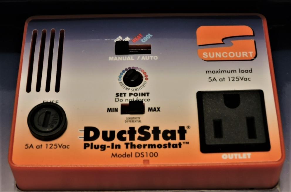 Image for SUNCOURT DUCTSTAT DS100