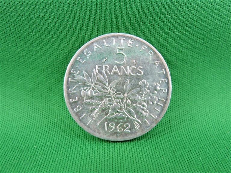 Image for FRANCE COINAGE 1962 5 Francs