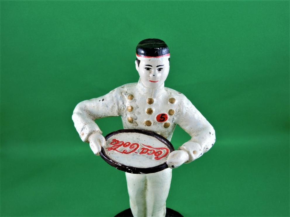 Image for COCA COLA BUTLER WITH TRAY - CAST IRON - RARE