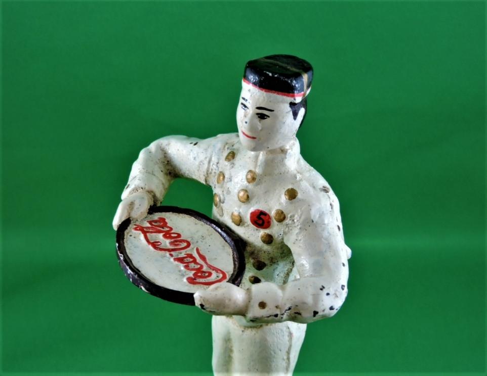 Image for COCA COLA BUTLER WITH TRAY - CAST IRON - RARE