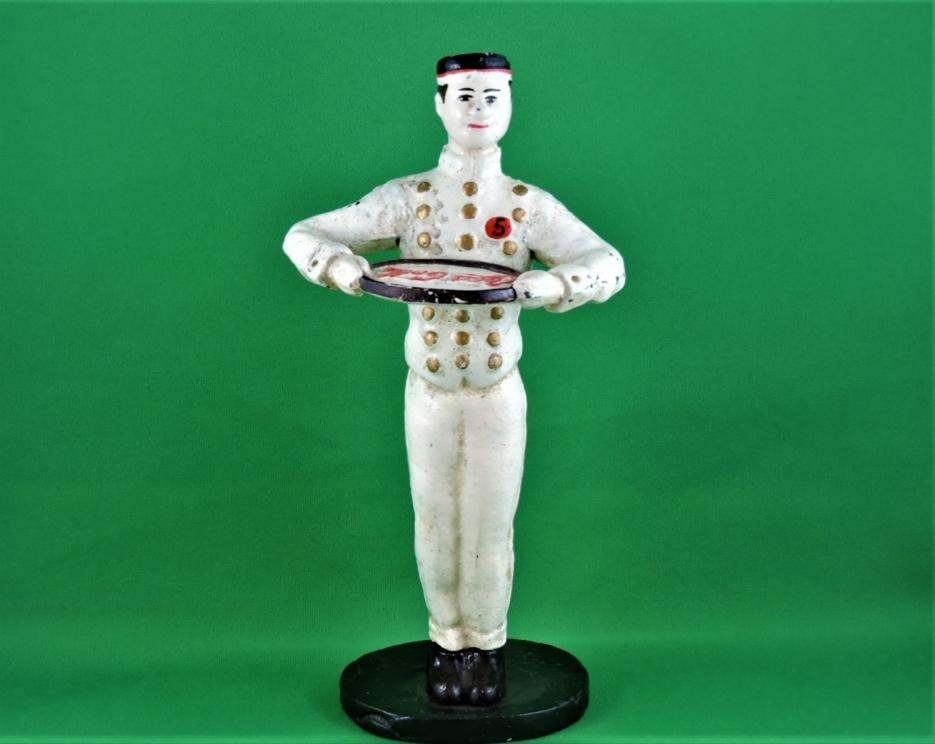 Image for COCA COLA BUTLER WITH TRAY - CAST IRON - RARE