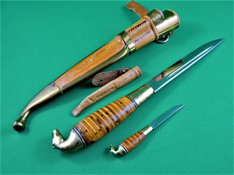 Image for IISSAKKI JARVINPAA Vintage Horsehead Knife Set of Two Knives