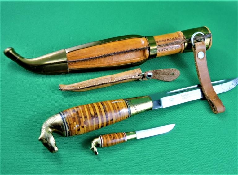 Image for IISSAKKI JARVINPAA Vintage Horsehead Knife Set of Two Knives